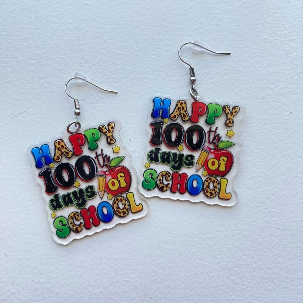 Colorful School Days Earrings